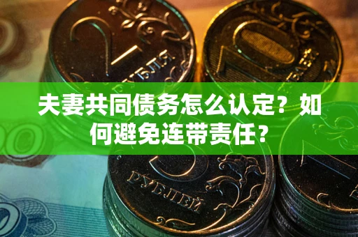 武汉夫妻共同债务怎么认定？如何避免连带责任？