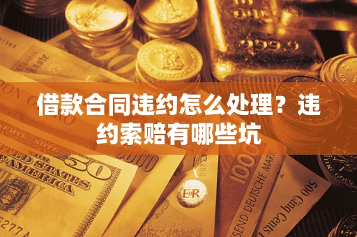 武汉借款合同违约怎么处理？违约索赔有哪些坑