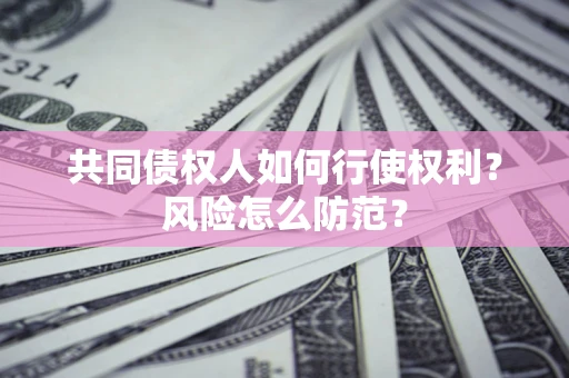 武汉共同债权人如何行使权利？风险怎么防范？
