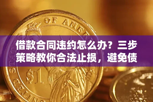 武汉借款合同违约怎么办？三步策略教你合法止损，避免债务危机升级